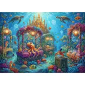 Blue Bird Puzzle Bluebird « Le monde animal » - 500 pièces - Océan