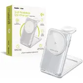 Mobile Origin Chargeur mobile pliable 3-en-1 Origin Qi2, 8 W, argent