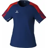 Erima Evo Star T-Shirt Femme - Marine / Rouge