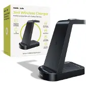 Mobile Origin Chargeur sans fil 3-en-1 Pw13, compatible avec Samsung