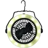 Grundig Lampe Et Ventilateur à Piles, ø19,5 X 6,3 Cm