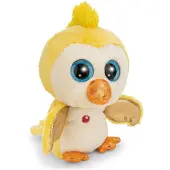Nici Peluche GLUBSCHIS Oiseau Sunita pendentif jaune 15 cm