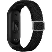 Beline pasek Mi Band 3/4 Textile czarny/black (Tissu), Sangles de montre, Noir