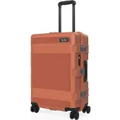 Peli Valise de voyage rigide ATX TRVL, format moyen, couleur argile ferreuse.