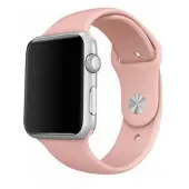 Mercury pasek Silicon Apple Watch 38/40/ 41 mm różowy/pink (Acier inoxydable, Silicone), Sangles de montre, Pink