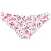 LASCANA Bas de bikini rose / rouge / blanc