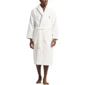 Ralph Lauren Peignoir long marron / rouge / blanc