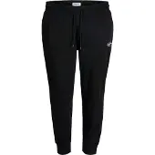 Jack & jones Plus Pantalon 'JPSTGORDON' noir / blanc