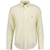 Gant Reg Stripe Long Sleeve Shirt Jaune L Homme