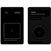 Uniq Lokalizator Nfc Atlasszary/Graphite -Atlascardtrk-Graphite
