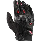 Ixon Rise Air 2 Noir Bright Rouge Gants Moto Taille XL