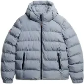 Superdry Homme Doudoune de Sport à Capuche Coupe Décontractée Blue Taille: Xxxl