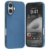 Mercury Semi-silicone MagSafe Series (Apple iPhone 16), Coque pour téléphone portable, Bleu