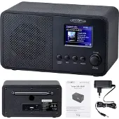 Reflexion HRA1881 (DAB+ DAB, FM, Bluetooth), Radio, Noir