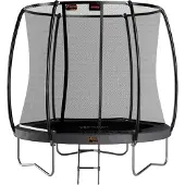 Avyna Trampoline Pro-Line 245 cm avec filet de sécurité & échelle rond gris