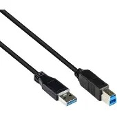 GOOD CONNECTIONS USB3.0 Kabel A-B schwarz 1m