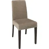 Bolero Chaises de salle à manger avec revêtement en viscose couleur naturelle claire, 2 pièces