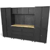 HBM Système d'atelier premium , 11 pièces, noir mat