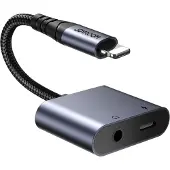 JOYROOM Adaptateur Audio 2W1 Sy-L01 Lightning Do 3.5Mm + Lightning (Czarny)