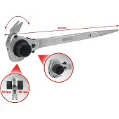 Ks Tools Clé pour échafaudage - 4 en 1 - 310 mm - 522.2219