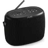 Pure Enceinte d'extérieur Woodland étanche (IP67) avec Bluetooth et radio FM/DAB+, noir