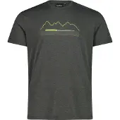 CMP 39t7527 Short Sleeve T-shirt Gris 3XL Homme