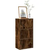 vidaXL Bibliothèque sonoma gris 40x24x77 cm bois d'ingénierie