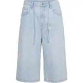 Urban Classics Short pour homme Skater Shorts avec cordon de serrage, nouveau modèle bleu clair délavé - taille 30