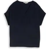 Tom Tailor Chemisier bleu foncé