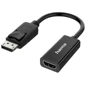 Hama Adaptateur vidéo, fiche DisplayPort - port HDMI?, Ultra-HD 4K