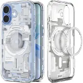 Spigen Ultra Hybrid Mag Magsafe Zero One Iphone 17 Phone Case Blanc
