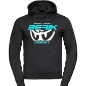 Berik The New Eye sweat capuche, bleu foncé/blanc, M