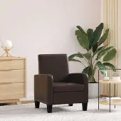 Prolenta Maison Exclusive - Fauteuil en similicuir marron