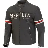 Merlin Revival D3O Veste en cuir de moto perforée