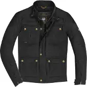 Merlin Yoxall II Veste Moto Coton Ciré Noire Taille S