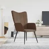 Prolenta Maison Exclusive - Fauteuil relax en tissu marron