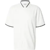 Urban Classics Interlock Baseball Short Sleeve Shirt Blanc 4XL Homme