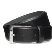 HUGO pour homme. 50541175 Ceinture Volpiana noire (90 cm), Casuel, Cuir