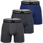 Scotch & Soda Ssfa24m152062 Boxers 3 Units Noir,Gris 2XL Homme