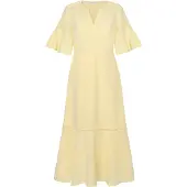 TATUUM Robe 'Bussa' jaune clair