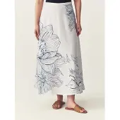 TATUUM Jupe 'Tosita' bleu foncé / blanc