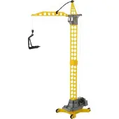 Polesie 57167 Grue de chantier grande sur roues