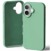 Mercury Silicone iPhone 16 6,1" zielony/green (Apple iPhone 16), Coque pour téléphone portable, Vert