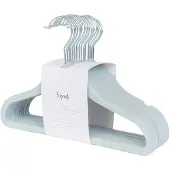 3 Sprouts Velour Hanger (15 pcs.) - Bleu (15x)