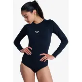 Roxy Erjwr03918 Essentials Woman Long Sleeve Back Zip Shorty Bleu S Femme