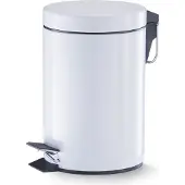 Zeller 18208 Tretabfalleimer Stahl weiß 3 L