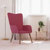 Prolenta Maison Exclusive - Fauteuil relax en velours bordeaux