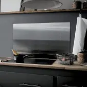 OEM Miroir de cuisine en acier inoxydable, chromé, avec tableau mémo