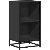 vidaXL Bibliothèque noir 40x35x76 cm bois d'ingénierie