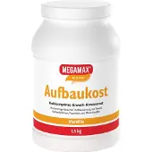 MEGAMAX Fit & Vital Booster Food Concentré de glucides et de protéines saveur vanille, 1500 g de poudre